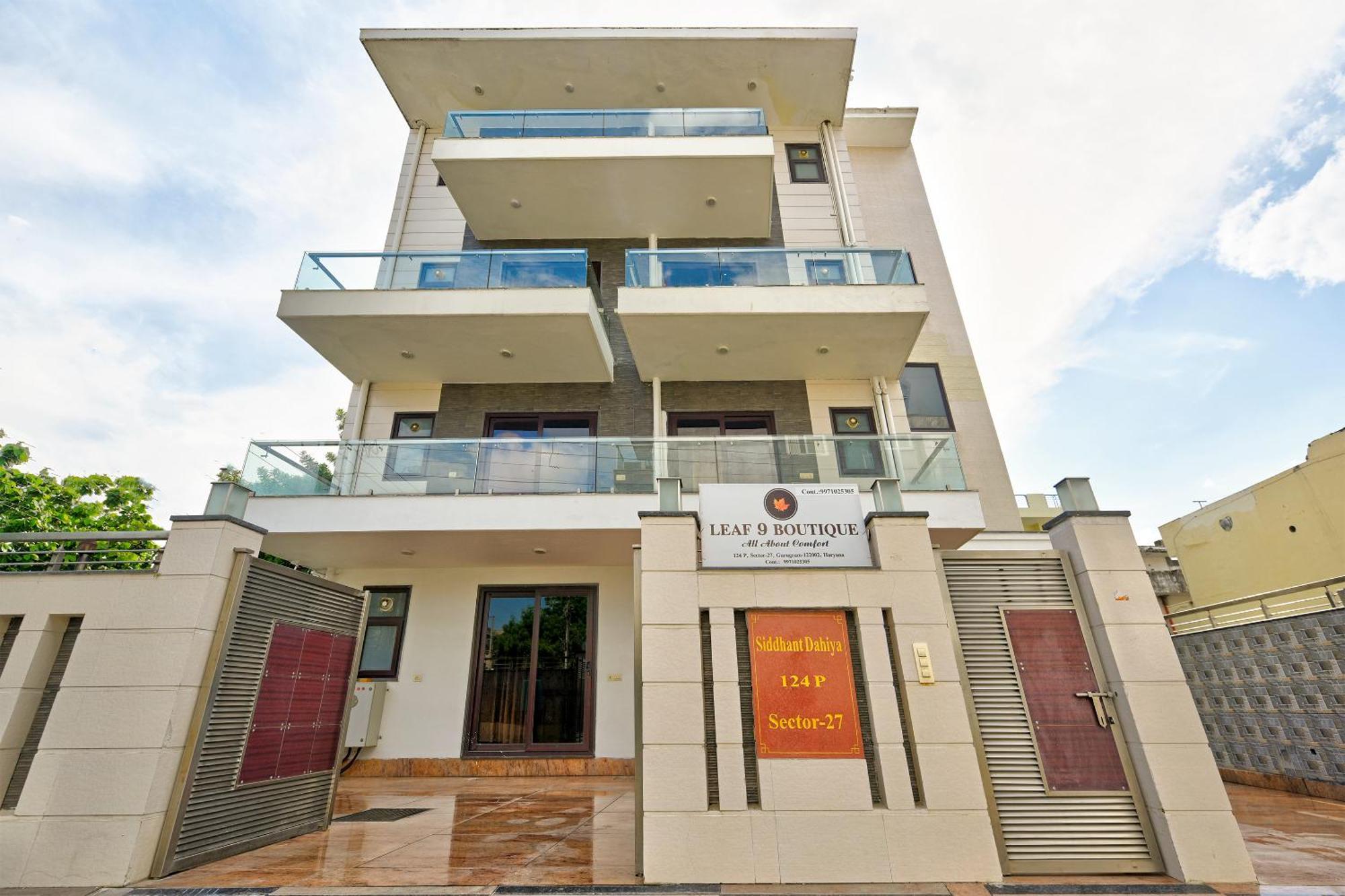 Hotel Leaf 9 Boutique, Near Golf Course Road And Galleria Market Gurgaon Buitenkant foto